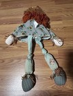 24” Vintage Doll Fall Seasonal Decor Scarecrow Sunflowers Autumn Leaves Yarn — photo 2