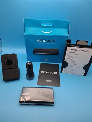 Amazon Echo Auto Hands-Free Alexa in Your Car With Your Phone New Open Box 