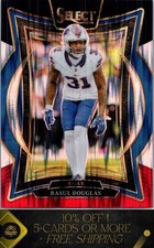 2024 Panini Select #89 Rasul Douglas Black & Red Prizm Shock