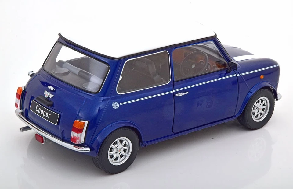 1:12 KK-Scale Mini Cooper RHD bluemetallic/white - Bild 2 von 4