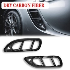 DRY Carbon Fiber Side Air Intake Vent Trim For Porsche 718 982 Cayman Boxster