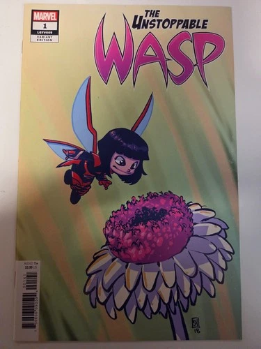 Unstoppable Wasp #1 Marvel Comics 2018 Series Skottie Young Variant