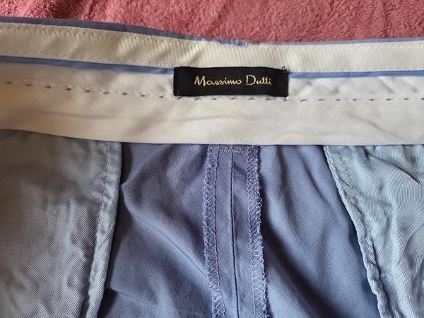 Men Massimo Dutti Trousers Blue 29 / S / 42