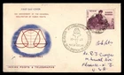 Mayfairstamps India FDC 1963 Eleanor Roosevelt Human Rights Anniv Scale First Da