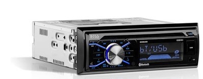 508UAB Car Stereo - Single Din, Bluetooth, CD Player, AM/FM Radio Receiver, Aux-