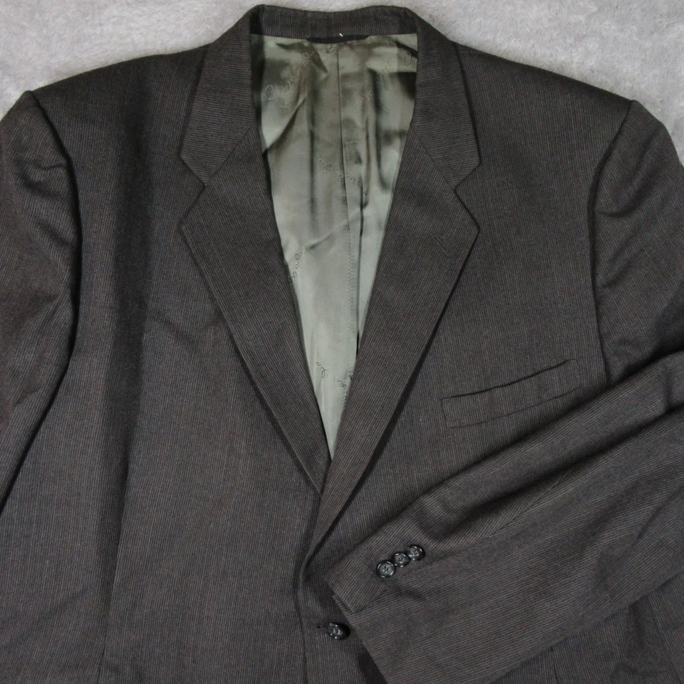 Traje Chaqueta De Colección Givenchy Para Hombre Talla 50 L Gris A Rayas Hecho en Unión EE. UU. París Foto 2 de 4