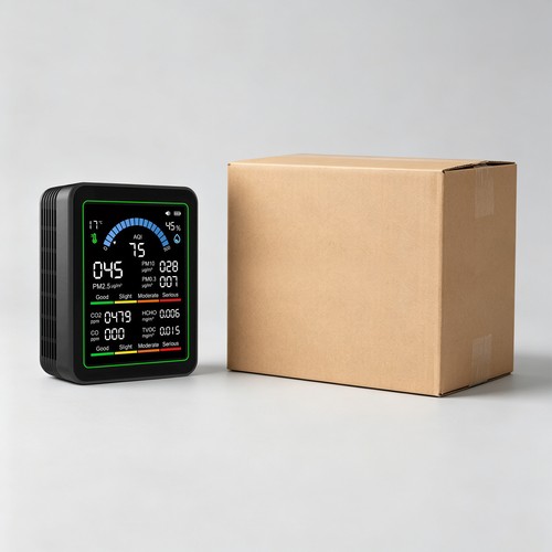 Indoor Air Quality Meter, 10-in-1 Air Quality Monitor for Home Use | eBay