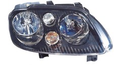 für VW Caddy Touran 2004-2010 Scheinwerfer H7 H7 schwarz incl. Stellmotor rechts