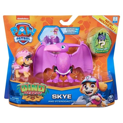 Paw Patrol Dino Rescue Skye and Pterodactyls Figure Set - Picture 1 of 2