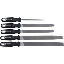 Cooper Tools 5 PIECE GENERAL PURPOSE FILE KIT ERGONOMIC HANDLES 22040HNNN
