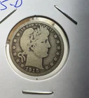 1915 D Barber Quarter