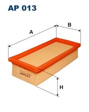 Luftfilter FILTRON AP 013 Filtereinsatz für VW GOLF 155 19E 1G1 SCIROCCO 17 53 2