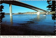 Tarjeta postal Southway Bridge Lewiston ID Clarkston WA Snake River Dexter