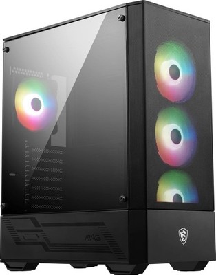 MSI MAG FORGE 112R Mid-Tower PC-Gehäuse Micro-ATX & Mini-ITX Mesh-Front, 4x120mm
