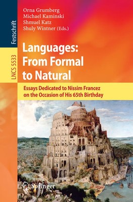 Orna Grumberg (u. a.) | Languages: From Formal to Natural | Taschenbuch (2009)