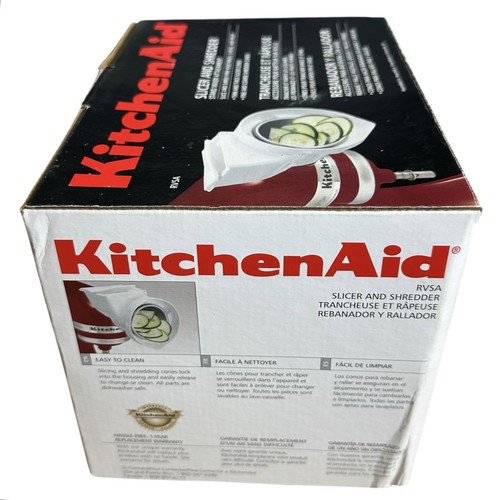 KitchenAid RVSA Slicer/Shredder Attachment w/ Box & Manual — Cracked Housing - Picture 22 of 22
