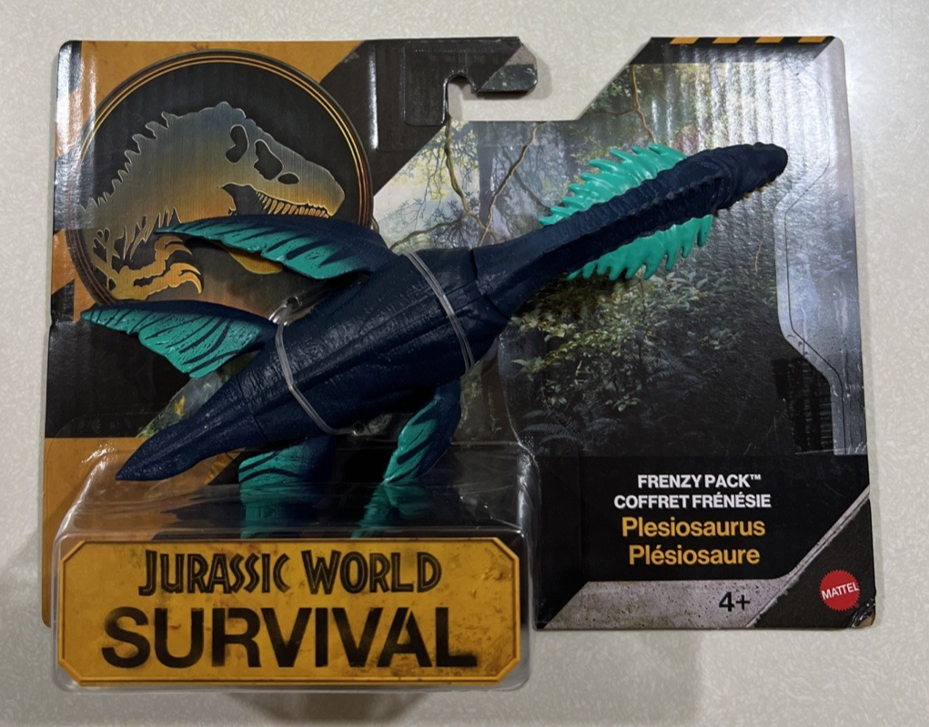 NEW 2026 Jurassic World Survival Frenzy Pack Plesiosaurus Dinosaur