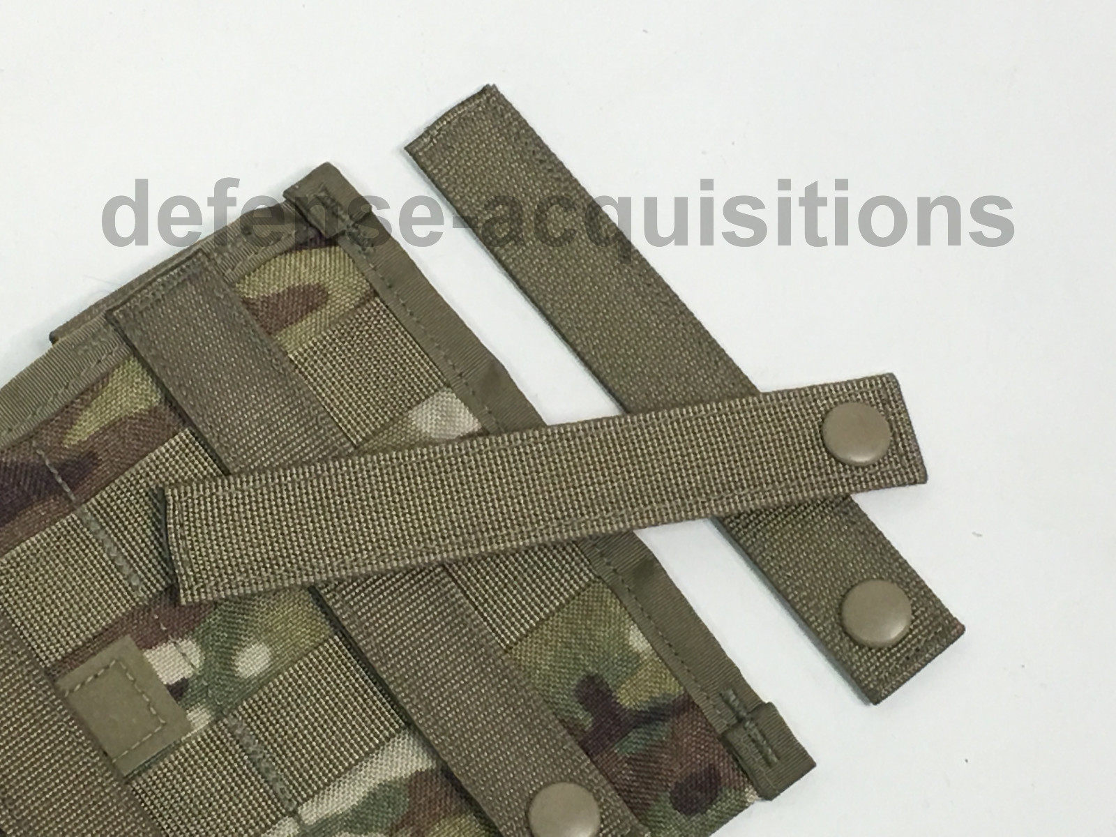 SET OF 2 Military SEW ON MOLLE Replacement Straps 7 INCH Pouch Pack COYOTE