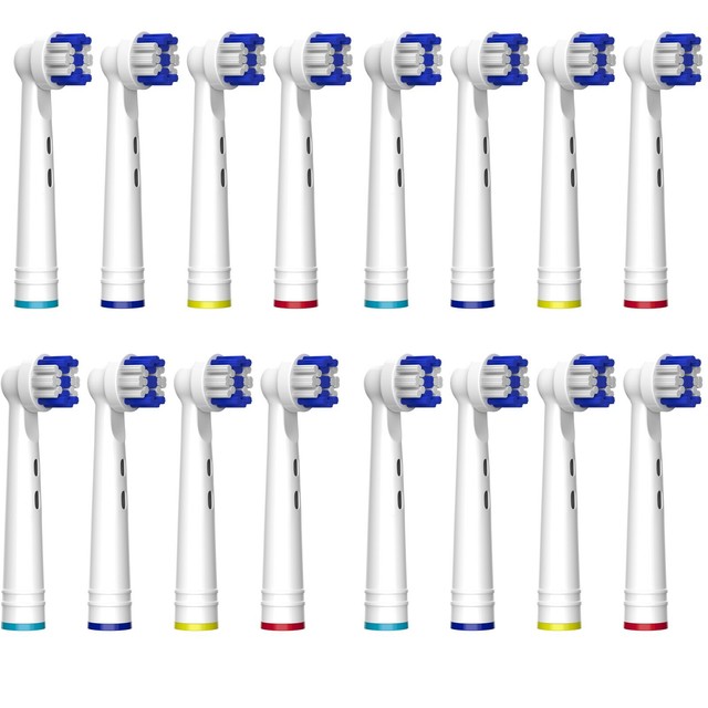 Aufsteckbürsten für Oral-B elektrische Zahnbürsten Ersatzbürsten 16 Stück Aufsteckbürsten für Oral-B elektrische Zahnbürsten Ersatzbürsten 16 Stück