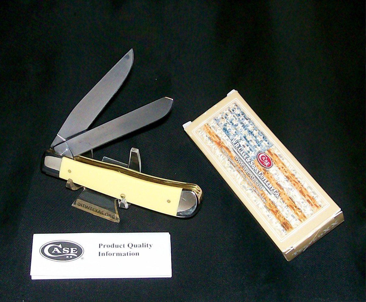 ネコの箱舟 Case XX 3254 Trapper's Knife Classic Yellow USA 2017 W/Packaging