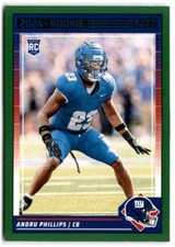2024 Score Green #349 Andru Phillips  RC Rookie New York Giants