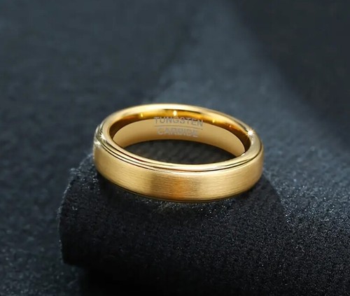 WOLFRAM / Tungsten *** 2 x Trauringe Eheringe matt-glanz 6mm breit Größe wählbar - 第 7/8 張圖片