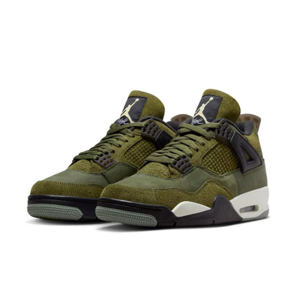 FB9927 200 Air Jordan 4 Craft Medium Olive | eBay