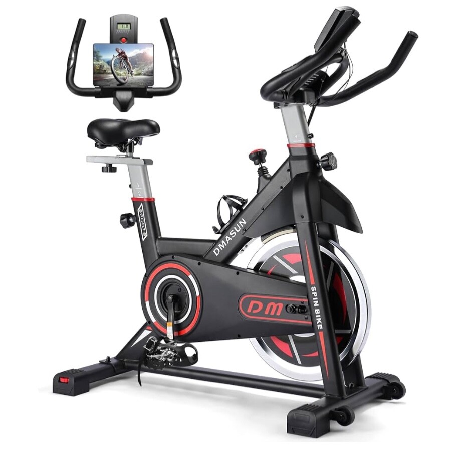 Exercise Bike, DMASUN Silent Magnetic Resistance Stationary Bike