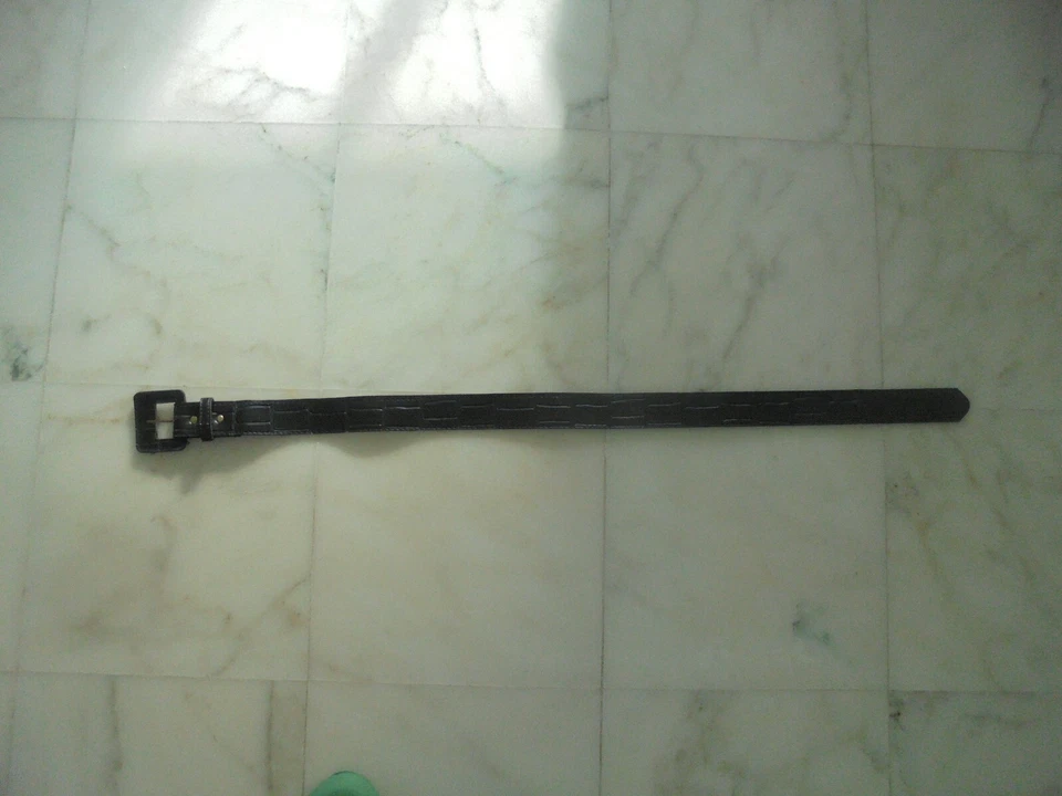 Damengürtel Gr. 73, ca. 80 cm lang, 3,5 cm breit schwarz - Bild 2 von 2