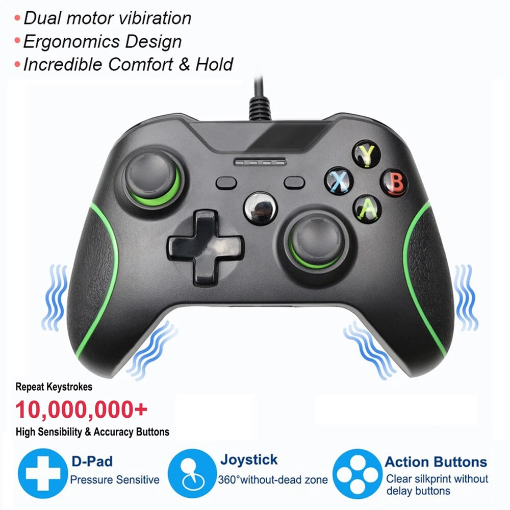 Microsoft Xbox One joystick controlador y cable para Windows