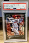 2022 Topps Ben Baller Chrome Shohei Ohtani ANGELS #1 MINT PSA 9 ⚾️  MVP 🏆