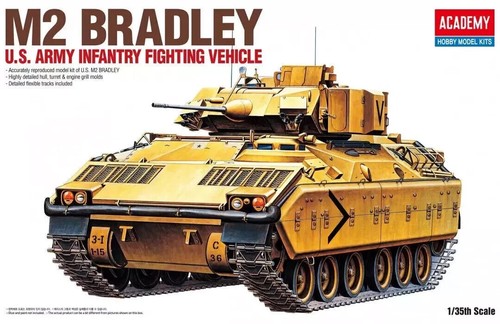 ACADEMY 1:35 KIT CARRO ARMATO M2 BRADLEY U.S. ARMY INFANTRY VEHICLE ART 13237 - 第 1/1 張圖片