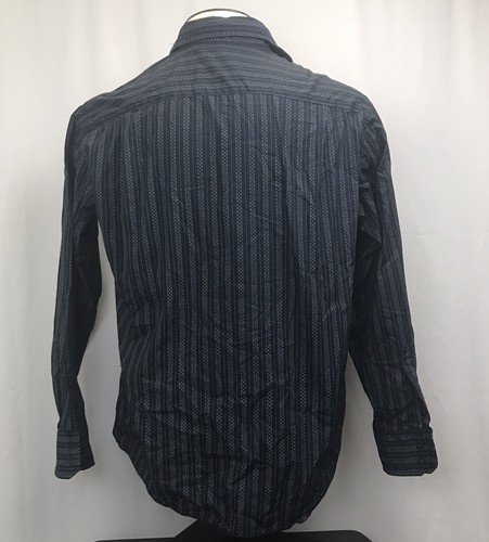 Dockers' Mens Navy Blue Button Up Shirt Size L Large Mercerized Cotton - Picture 2 of 6