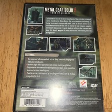 Metal Gear Solid 2: Sons of Liberty Sony PlayStation 2 Complete With Manual!