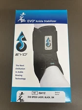 Med Spec EVO Ankle Stabilizer Brace Black Small New in Box