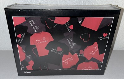 Thrivent 200 piece Puzzle LIVE GENEROUSLY Heart Tee Shirts Puzzle - NEW SEALED