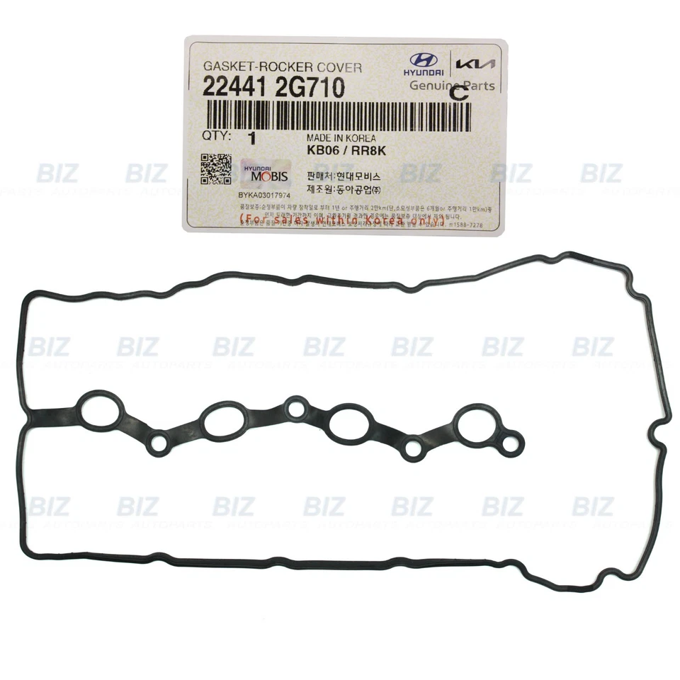 Genuine Valve Cover Gasket for 11-16 Sonata Tucson Optima Sorento Sportage 4CYL Foto 3 de 4