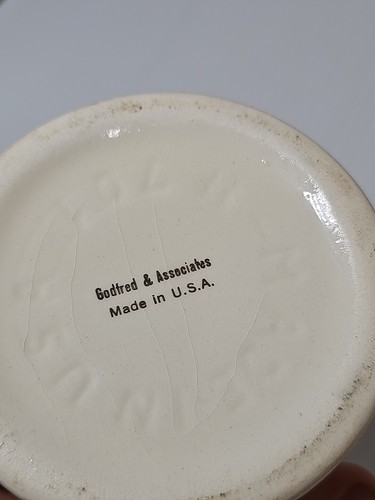 Tazza birra vintage Alaska Yukon Brew ceramica Stein 1973 USA Godfred & Associates - Foto 7 di 13