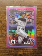 2024 Topps Chrome Juan Soto ﻿Base Set Pink Refractors #150