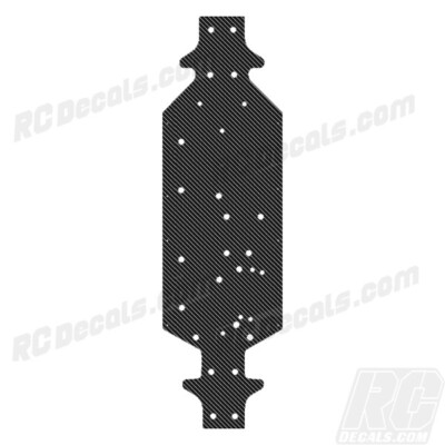 Team Corally Radix XP 6S Chassis Protector Decal - Carbon Fiber- #C-00180-321