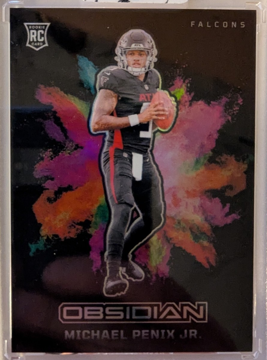 2024 Panini Obsidian Football Color Blast No. 5 Michael 2024 Panini Obsidian Football Color Blast No. 5 Michael