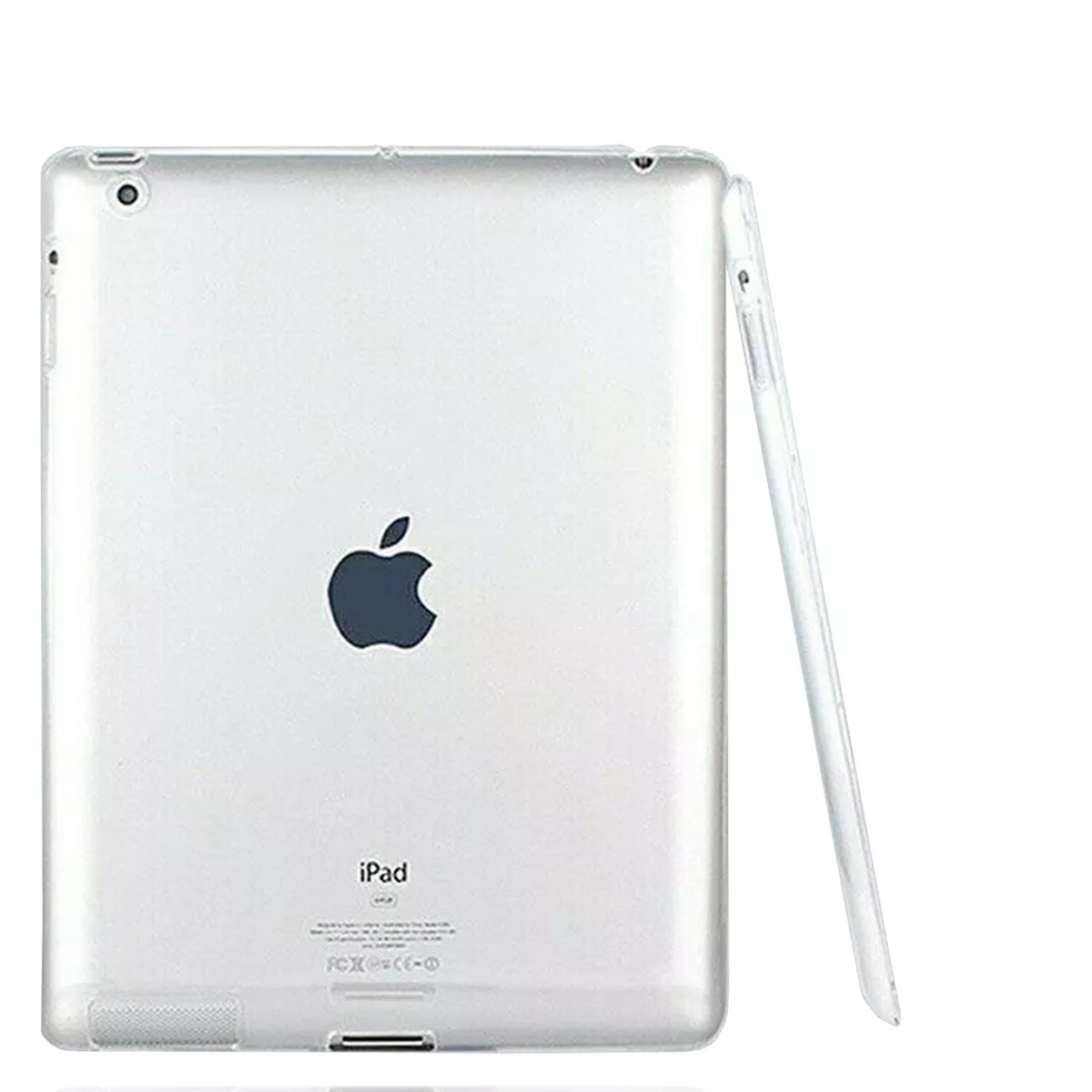 Slim Clear TPU Silicone Gel Back Cover Case For Apple iPad 2 3 4