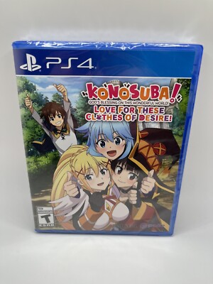 KONOSUBA Gods Blessing on this Wonderful World Love These Clothes Desire PS4 NEW