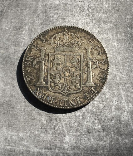 Bolivia 8 Reales 1817 Ferdin VII PTS PJ - 第 2/3 張圖片