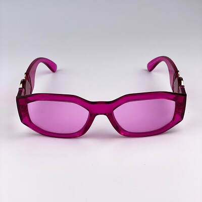 Versace Women Sunglasses Transparent Pink Rectangle VE4361  display picture 1