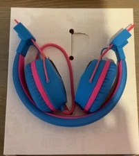 🌎 JBuddies Studio Wired Kids Headphones - Pink/Blue,No Box ‼️