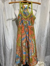 Anthropologie Moulinette Soeurs Halter Women's Size 0 Silk Halter Dress