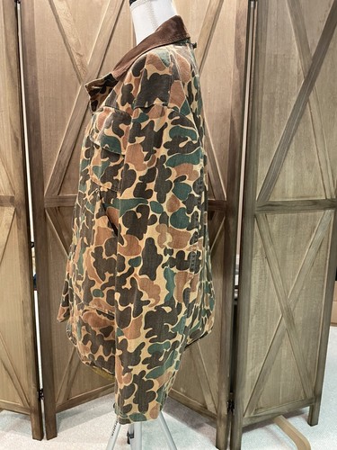 VTG Game Winner Hunting Camo Button Front Size L/ XL Jacket Long Sleeves - Picture 11 of 19