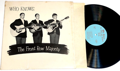The Front Row Majority   Who Knows   Lp In Shrink  folk rock  ex