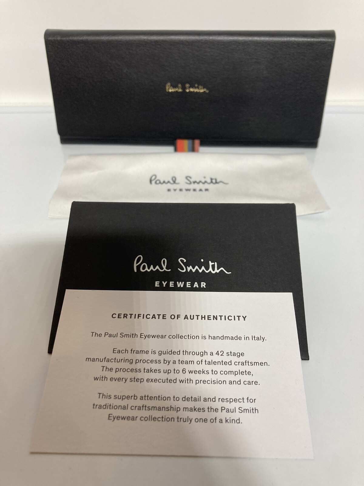 NIB Paul Smith Albon v2 yellow gold black metal eyeglasses 53mm